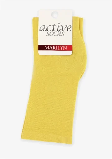 Жіночі гладкі шкарпетки жіночі Marilyn Forte 58 intense limone 36-40