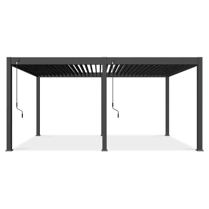 Прибудинкова пергола 3.6 x 5,3 м Gutroof Deluxe Антрацит, фото 1