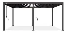 Прибудинкова пергола 3.6 x 5,3 м Gutroof Deluxe Антрацит, фото 2