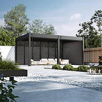 Прибудинкова пергола 3.6 x 5,3 м Gutroof Deluxe Антрацит, фото 5