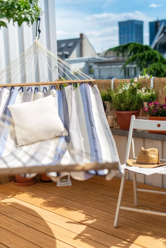 Двомісний гамак з планкою La Siesta Alisio Sea Salt