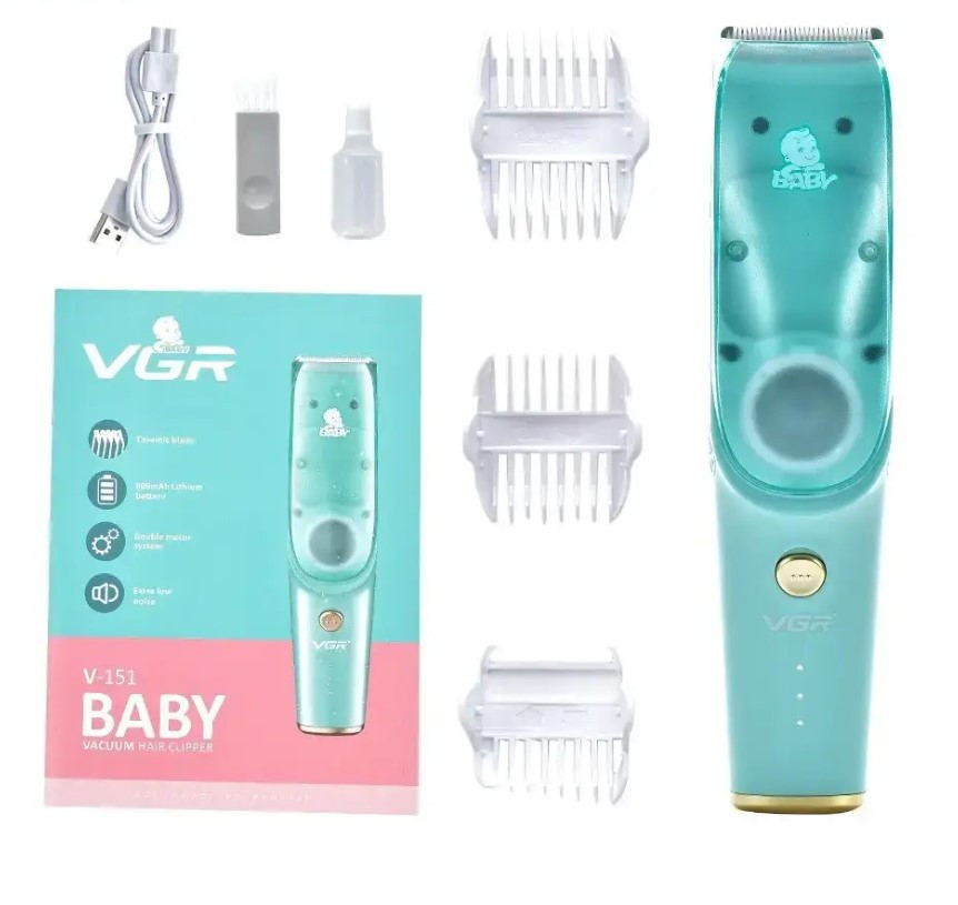 Машинка для стрижки дітей VGR V-151 Baby 3535, синя