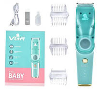 Машинка для стрижки дітей VGR V-151 Baby 3535, синя