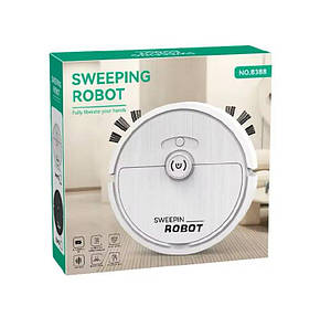 Робот-пилосос Sweeping Robot 8388, Підлоговий пилосос, Пилосос акумуляторний для сухого прибирання, фото 3
