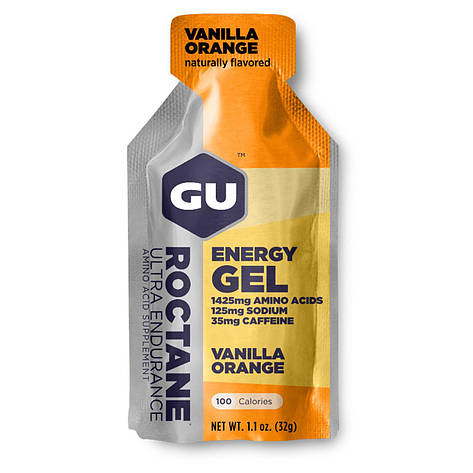 Енергетичний гель GU Energy ROCTANE Ultra Endurance Vanilla Orange, 32 г (35 мг кофеїну), фото 1