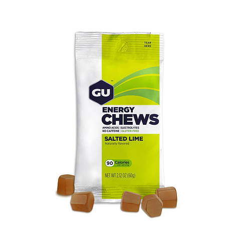 Енергетичні желейки GU Energy Chews Salted Lime, 60 г, фото 1