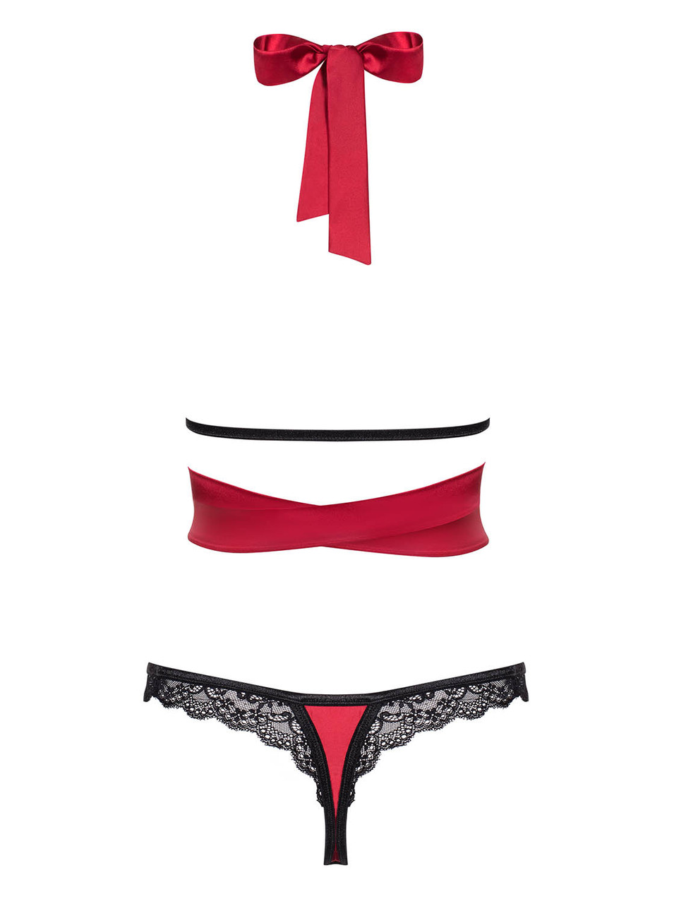 Комплект obsessive Sensuelia top L/XL
