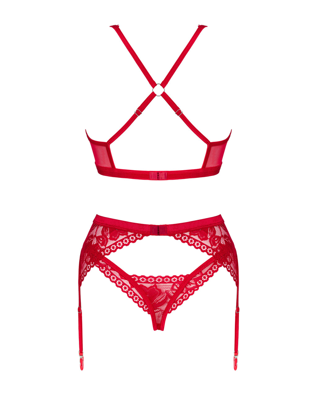 Комплект obsessive Lacelove set XS/S