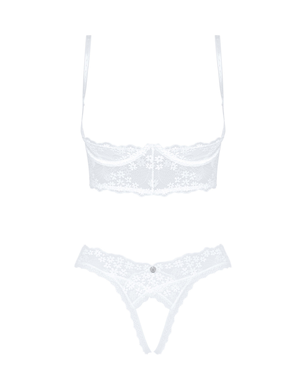 Комплект obsessive Heavenlly set otwarte XS/S