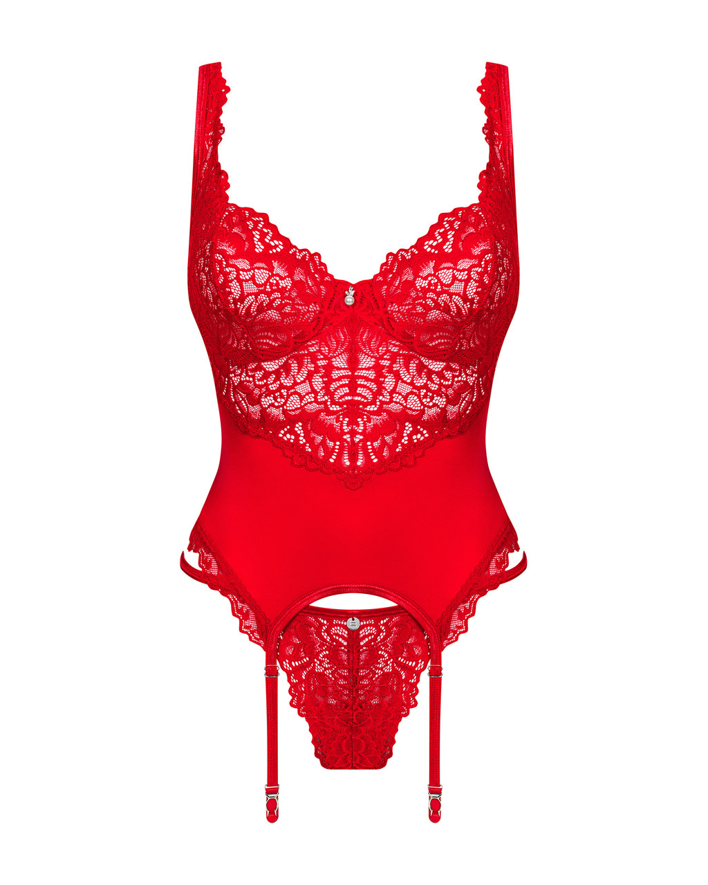 Комплект obsessive Amor Cherris corset S/M