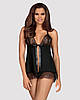 Комплект obsessive Chiccanta babydoll L/XL, фото 5
