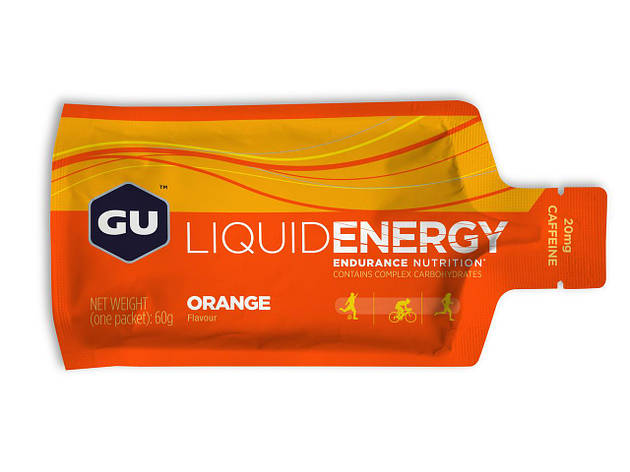 Енергетичний гель рідкий GU Liquid Energy Orange, 60 г (20 мг кофеїну), фото 1