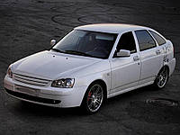 Вії на фари Lada Priora 2172 Накладки на фари Лада 2172 Пріора хетчбек