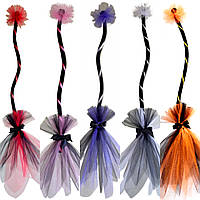 Карнавальный аксессуар метла для ведьмочки