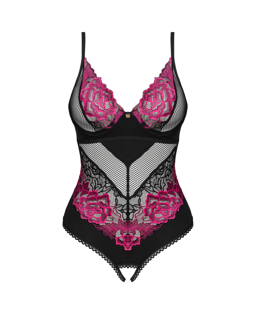 Боді obsessive Rosenty otwarte XL/XXL