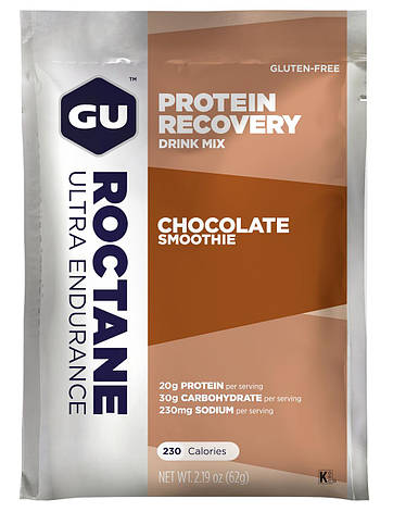 Протеїн для відновлення GU Energy ROCTANE Protein Chocolate Smoothie, 1 порція, фото 1