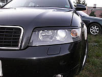 Вії на фари Audi A4 B6 2000-2004 Накладки на фари Аудіо А4 Б6