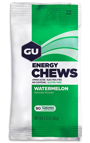 Енергетичні желейки GU Energy Chews Watermelon, 60 г, фото 1