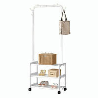 Вішалка-стійка з полицями для взуття 56*34.5*162см Stenson R93317-W