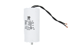 Конденсатор CBB60-G 100 мкФ, 450 В, Jyul (провід + болт)