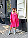 Жіноча сукня вільного крою з мікровельвету 50-52, 54-56,58-60, фото 6