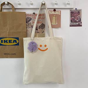 Жіноча сумка через плече Полотняна сумка великої місткості сумка для покупок опт