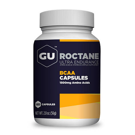 Харчовий додаток GU Energy Roctane BCAA Capsules, 60 шт, фото 1