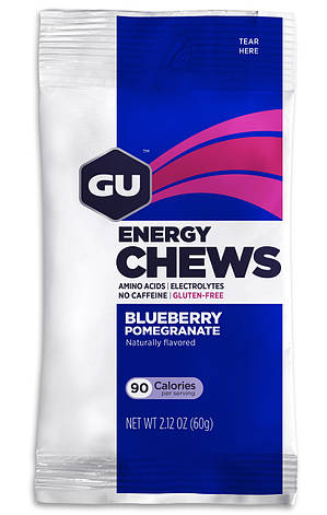 Енергетичні желейки GU Energy Chews Blue/Pom, 60 г, фото 1
