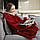 Плед із Капюшоном і Рукавами Huggle Ultra Plush Blanket Hoodie колір червоний, фото 4