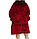 Плед із Капюшоном і Рукавами Huggle Ultra Plush Blanket Hoodie колір червоний, фото 8