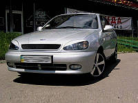 Вії на фари ZAZ Lanos "Широчні" Накладки на фари ЗАЗ Ланос седан