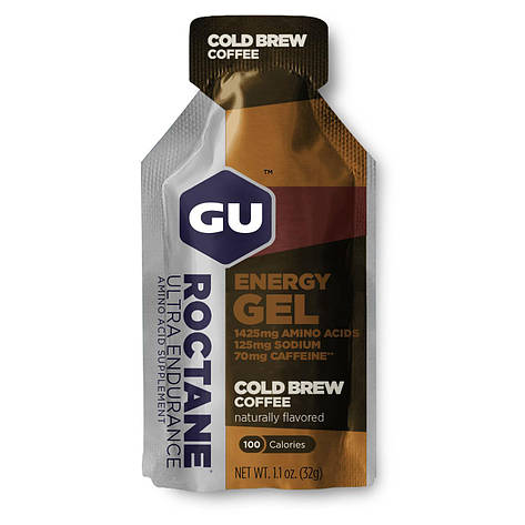 Енергетичний гель GU Energy ROCTANE Ultra Endurance Cold Brew Coffee, 32 г (70 мг кофеїну), фото 1