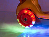 ❤️Самокат складний трьохколісний для дітей 009 з підсвіткою колес, фото 3