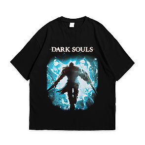 Футболка з принтом Dark Souls Темні Душі M Чорний, фото 1