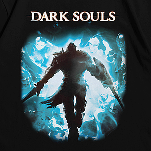 Футболка з принтом Dark Souls Темні Душі M Чорний, фото 3