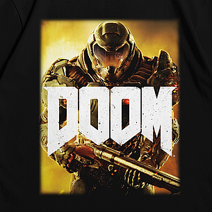 Футболка з принтом DOOM XXXL Чорний, фото 2