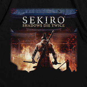 Футболка з принтом Sekiro XL Чорний, фото 2