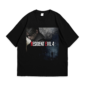 Футболка з принтом Resident Evil 4 Обитель Зла 4 XXXL Чорний, фото 1