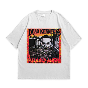 Футболка з принтом Dead Kennedys Give me convenience OR give me death S Білий, фото 1