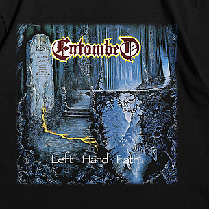 Футболка з принтом Entombed Left Hand Path S Чорний, фото 3