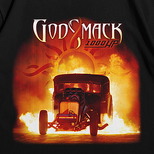 Футболка з принтом Godsmack 1000 HP S Чорний, фото 3