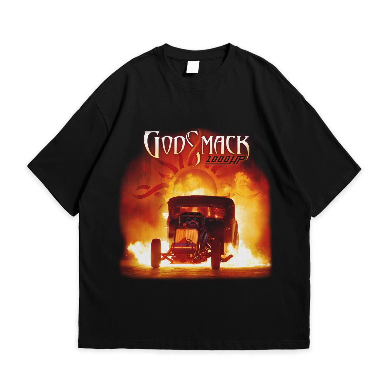 Футболка з принтом Godsmack 1000 HP L Чорний