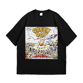 Футболка з принтом Green Day Dookie L Чорний, фото 1