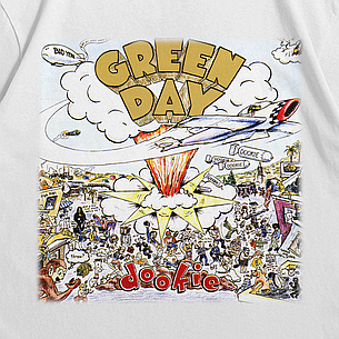 Футболка з принтом Green Day Dookie XXL Білий, фото 3