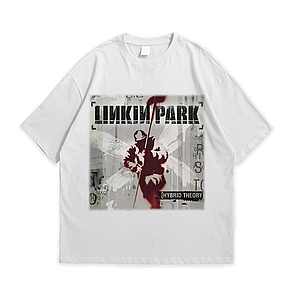 Футболка з принтом Linkin Park Hybrid Theory S Білий, фото 1