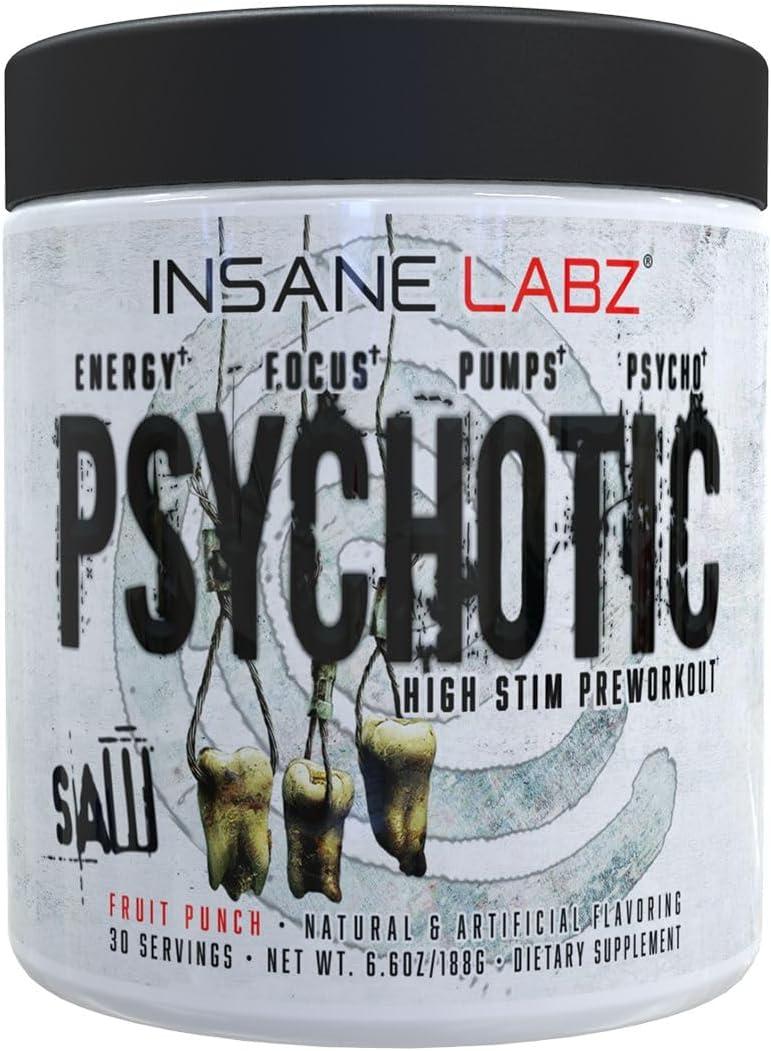 Предтренировочный комплекс Insane Labz Psychotic SAW 30 serv (Fruit ...