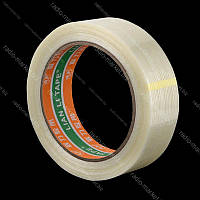 Клейка стрічка з поздовжнім скловолокнним армуванням 30мм 25м