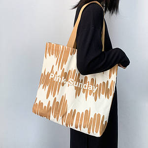 Жіноча сумка через плече Полотняна сумка великої місткості сумка для покупок опт