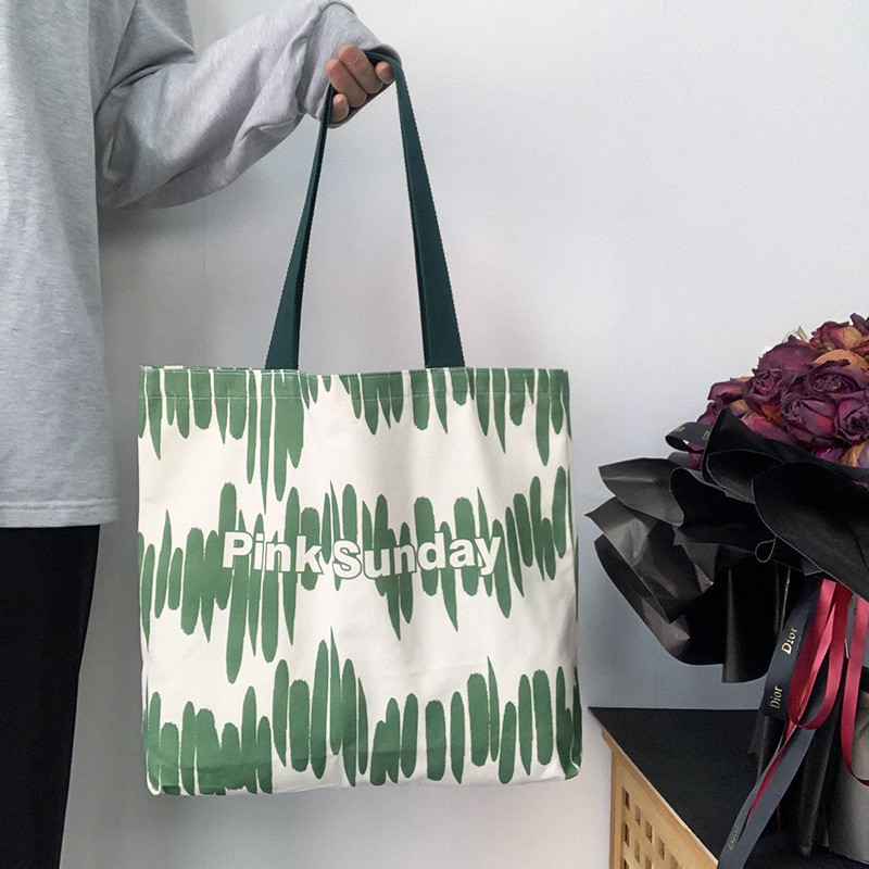 Жіноча сумка через плече Полотняна сумка великої місткості сумка для покупок опт, фото 1