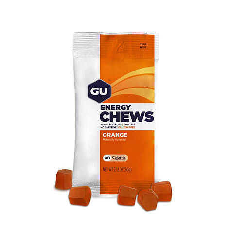 Енергетичні желейки GU Energy Chews Orange, 60 г, фото 1